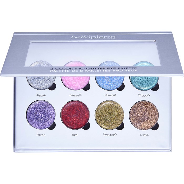 8 COLOR PRO GLITTER EYE PALETTE